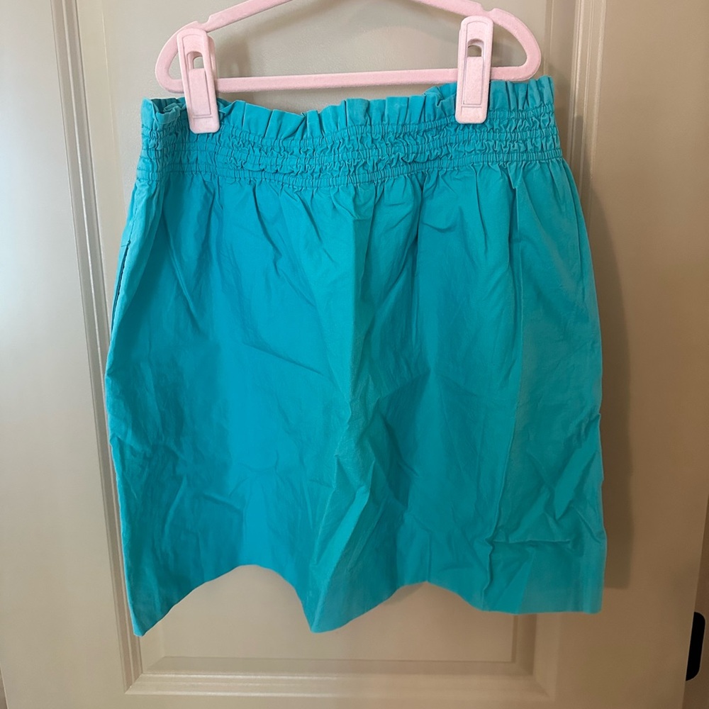 J. Crew Turquoise Mini Skirt